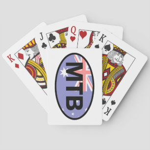 Mountain Biking Australia Flag Speelkaarten