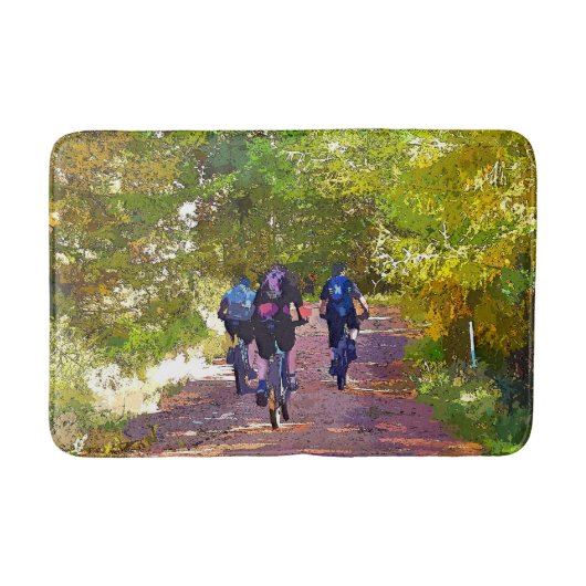 MOUNTAIN BIKING BADMAT (Voorkant)