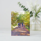 MOUNTAIN BIKING BRIEFKAART (Staand voorkant)