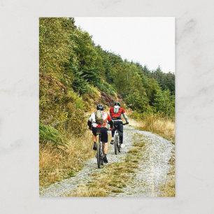 MOUNTAIN BIKING BRIEFKAART