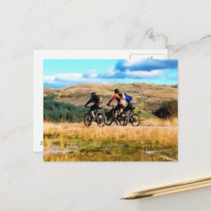 MOUNTAIN BIKING BRIEFKAART