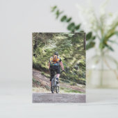 MOUNTAIN BIKING BRIEFKAART (Staand voorkant)