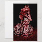 Mountain Biking Briefpapier (Voorkant / Achterkant)