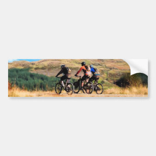 MOUNTAIN BIKING BUMPERSTICKER