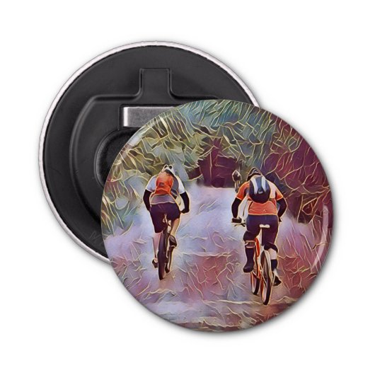 MOUNTAIN BIKING BUTTON FLESOPENER (Voorkant)