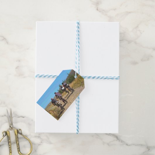 MOUNTAIN BIKING CADEAULABEL (Met Touw)