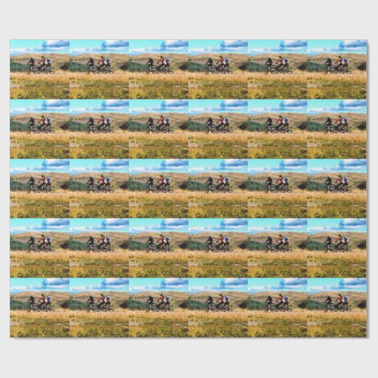 MOUNTAIN BIKING CADEAUPAPIER (Vlak)