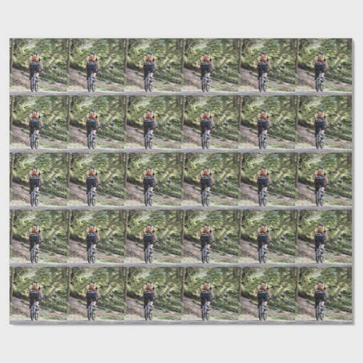 MOUNTAIN BIKING CADEAUPAPIER (Vlak)