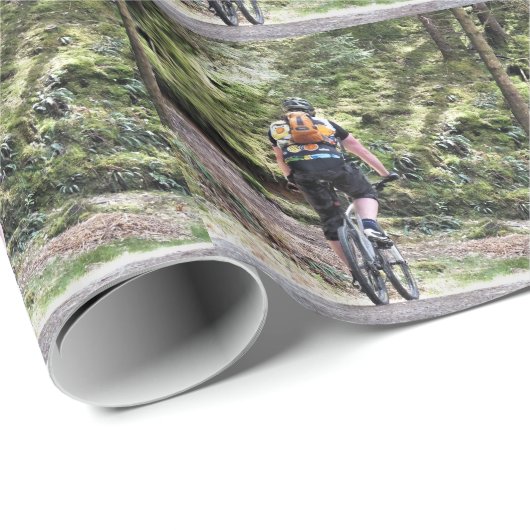 MOUNTAIN BIKING CADEAUPAPIER (Rol Hoek)