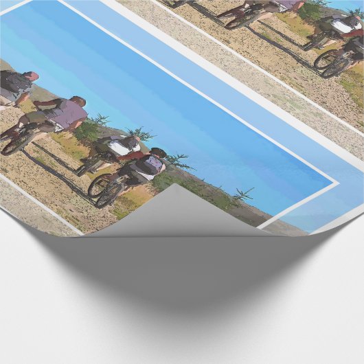 MOUNTAIN BIKING CADEAUPAPIER (Hoek)