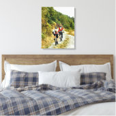 MOUNTAIN BIKING CANVAS AFDRUK (Insitu (Slaapkamer))