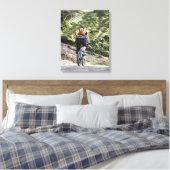 MOUNTAIN BIKING CANVAS AFDRUK (Insitu (Slaapkamer))