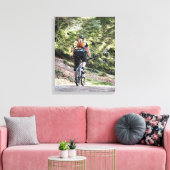 MOUNTAIN BIKING CANVAS AFDRUK (Insitu (Woonkamer))