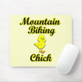 Mountain Biking Chick Muismat (Met muis)