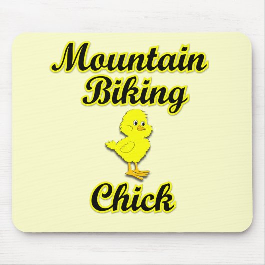 Mountain Biking Chick Muismat (Voorkant)