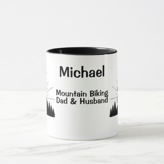 Mountain Biking Dad and Husband Mok (Midden)