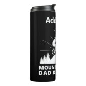 Mountain Biking Dad & Husband Thermosbeker (Gedraaid links)