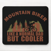 Mountain biking dad muismat (Voorkant)