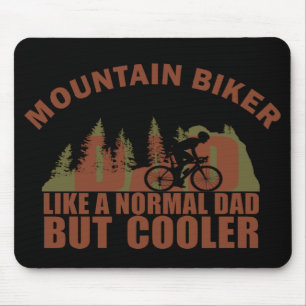 Mountain biking dad muismat