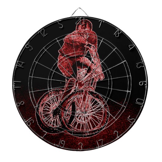 Mountain Biking Dartbord (Voorkant)