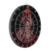 Mountain Biking Dartbord (Voorkant Links)