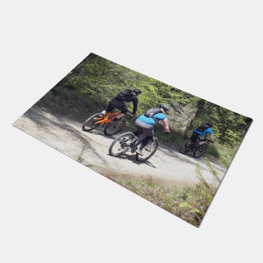 MOUNTAIN BIKING DEURMAT (Schuin)