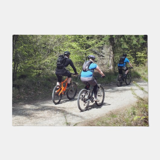 MOUNTAIN BIKING DEURMAT (Voorkant)