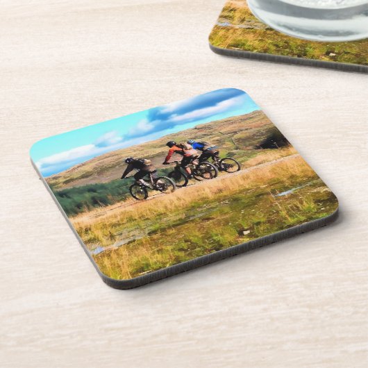 MOUNTAIN BIKING DRANKJES ONDERZETTER (Linkerzijde)