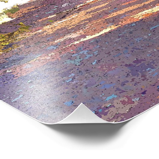 MOUNTAIN BIKING FOTO AFDRUK (Hoek)