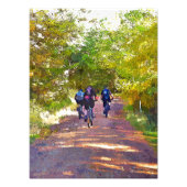 MOUNTAIN BIKING FOTO AFDRUK (Voorkant)