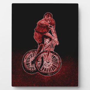 Mountain Biking Fotoplaat