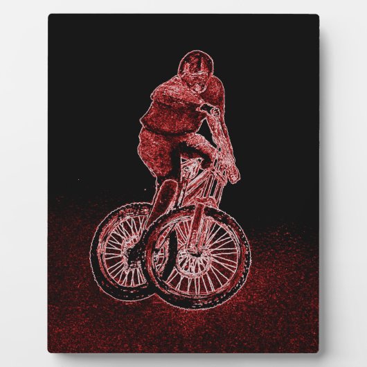 Mountain Biking Fotoplaat (Voorkant)