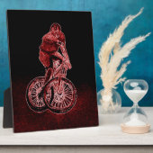 Mountain Biking Fotoplaat (Zijkant)