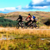 MOUNTAIN BIKING FOTOPLAAT