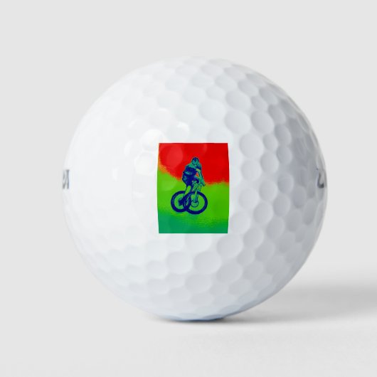Mountain Biking Golfballen (Voorkant)