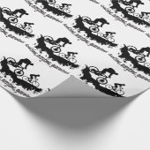 Mountain Biking Good Time Inspirerend Quote Cadeaupapier (Hoek)