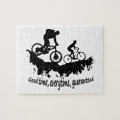 Mountain Biking Good Time Inspirerend Quote Legpuzzel (Horizontaal)