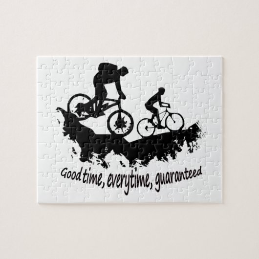Mountain Biking Good Time Inspirerend Quote Legpuzzel (Horizontaal)