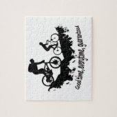 Mountain Biking Good Time Inspirerend Quote Legpuzzel (Verticaal)