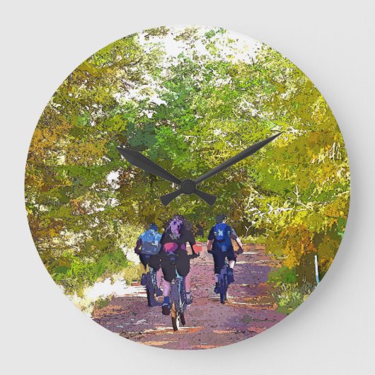 MOUNTAIN BIKING GROTE KLOK (Voorkant)