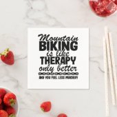 Mountain Biking Is Like Therapy Funny Quote MTB Gi Servet (Insitu)