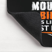 Mountain Biking Just Dirtier Muismat (Hoek)