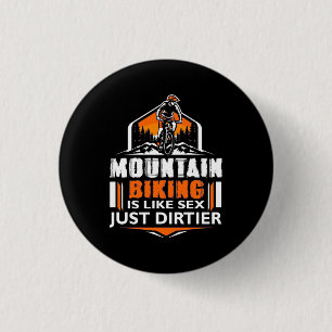 Mountain Biking Just Dirtier Ronde Button 3,2 Cm