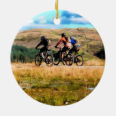 MOUNTAIN BIKING KERAMISCH ORNAMENT (Achterkant)