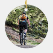 MOUNTAIN BIKING KERAMISCH ORNAMENT (Achterkant)