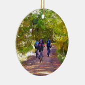 MOUNTAIN BIKING KERAMISCH ORNAMENT (Rechts)