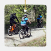 MOUNTAIN BIKING KERAMISCH ORNAMENT (Achterkant)