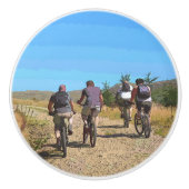 MOUNTAIN BIKING KERAMISCHE KNOP (Voorkant)