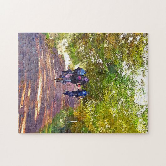 MOUNTAIN BIKING LEGPUZZEL (Horizontaal)