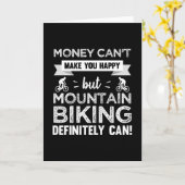 Mountain Biking maakt je gelukkig MTB Gift Kaart (Gele Bloem)